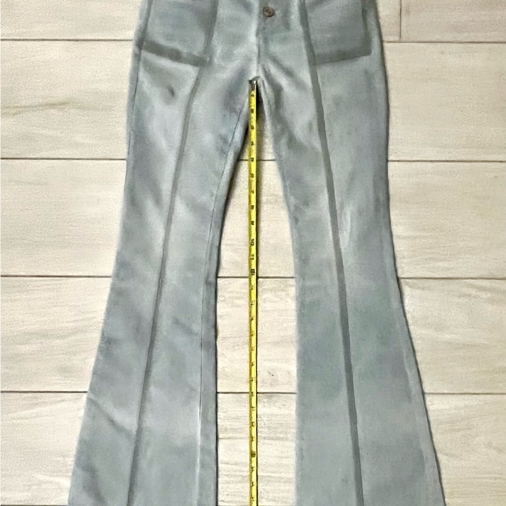 RACHEL ZOE Women Bell Bottom Button Fly Light  Blue Denim Size 24